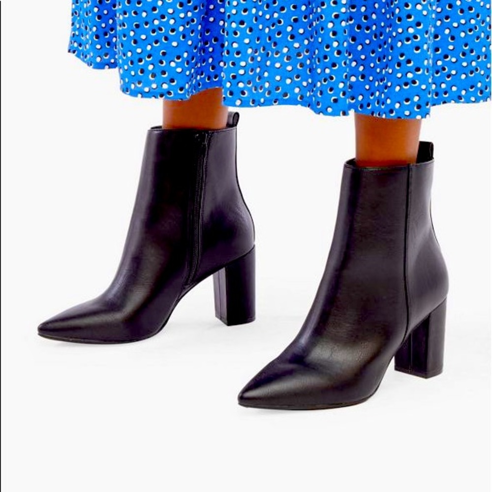 Olyvia Block Heeled Bootie